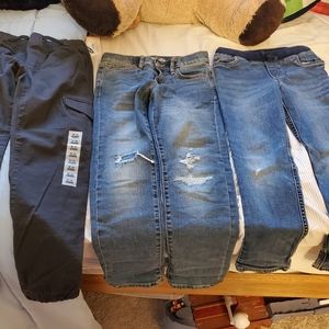 3 pairs size 8 boys pants